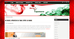 Desktop Screenshot of maroc-vapoteurs.com